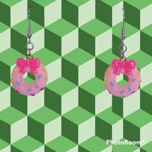 Donut earrings